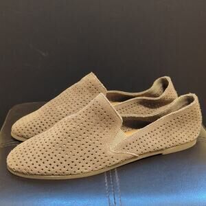 Lucky Brand Carthy Soft Leather Perforated Comfort  Fall Loafer Shoes